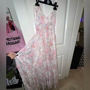 Windsor Pink Floral Maxi Dress